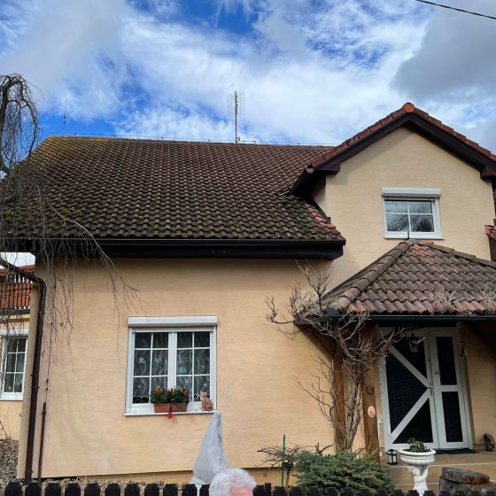 čištění a nátěr střechy rodinného domu