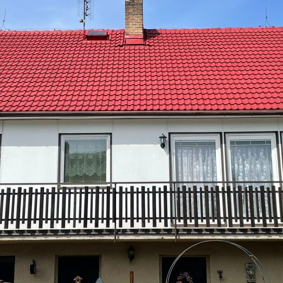 čištění a nátěr střechy rodinného domu